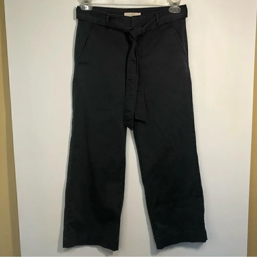 Gray Loft Slacks Size 2 - Picture 2 of 10